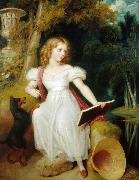 Richard Westall Portrait of Princess Sophia oil painting artist